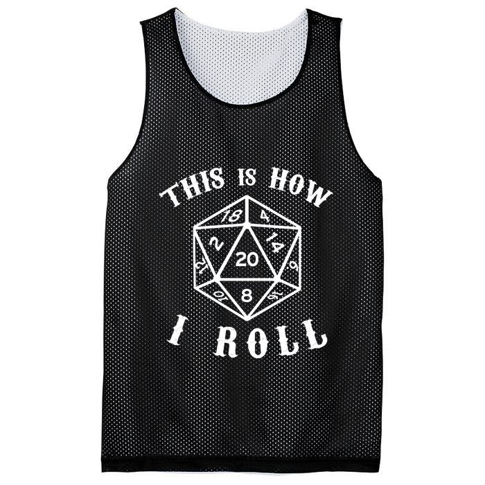 20 Sided Dice D&D Mesh Reversible Basketball Jersey Tank