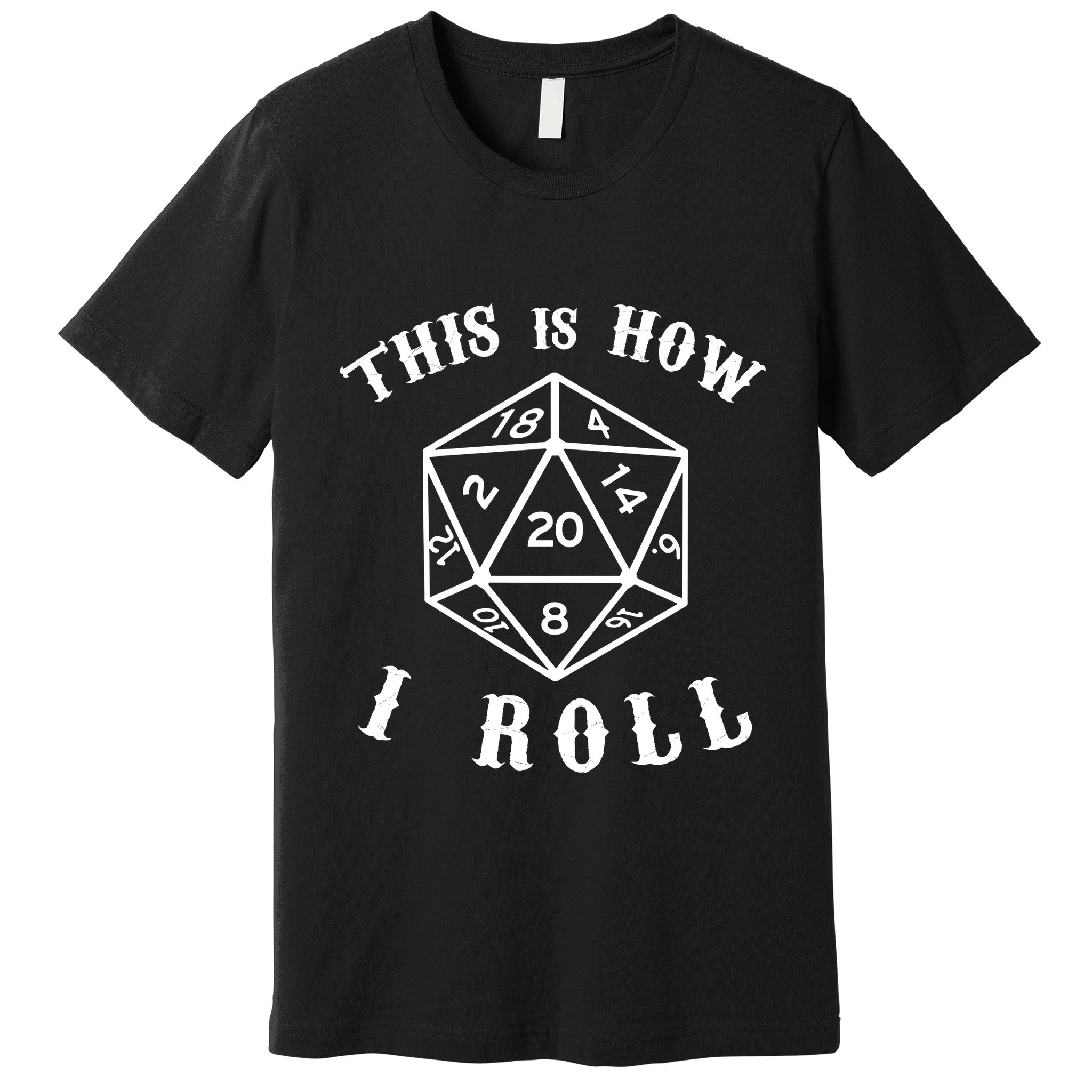 20 Sided Dice D&D Premium T-Shirt