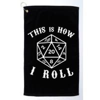 20 Sided Dice D&D Golf Towel