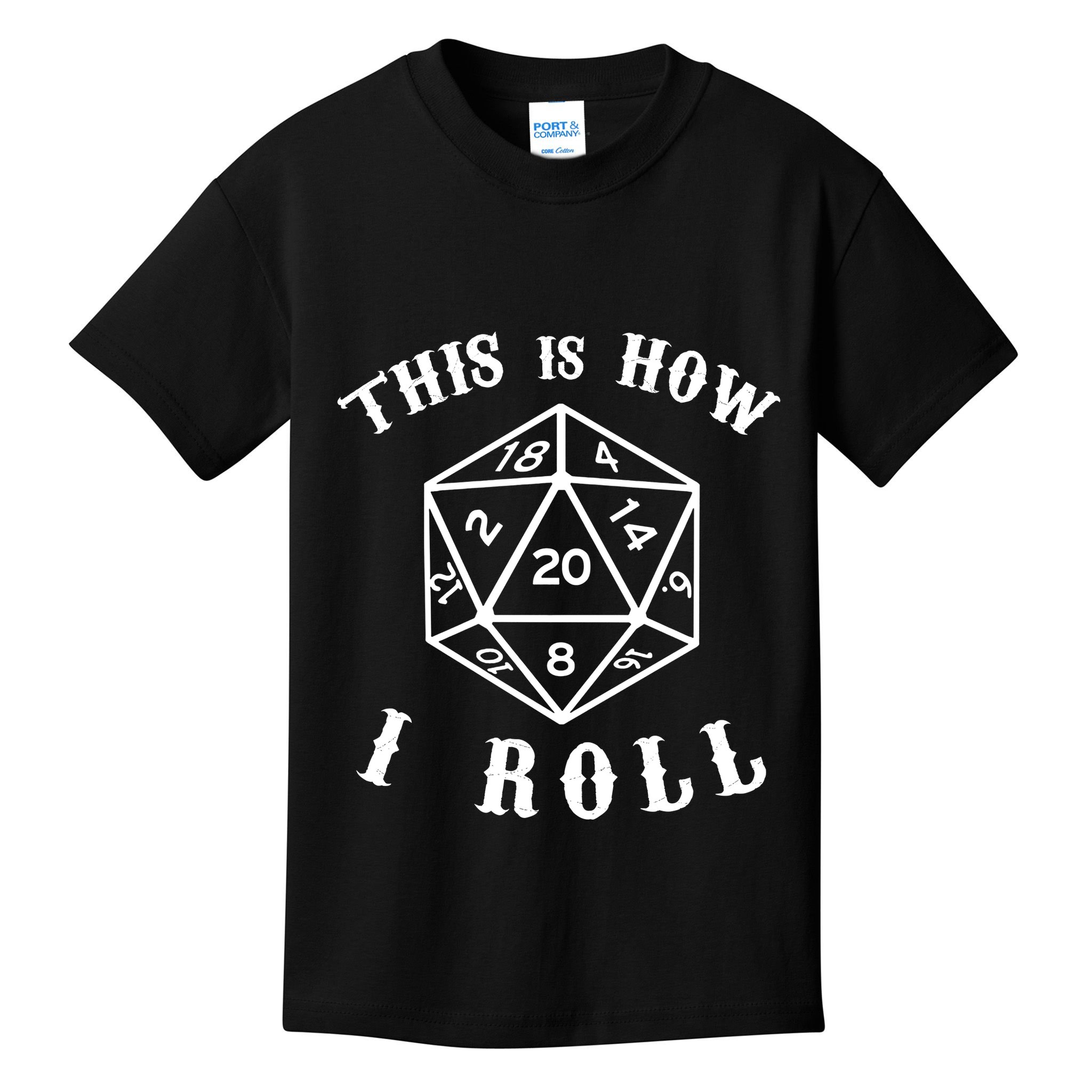20 Sided Dice D&D Kids T-Shirt