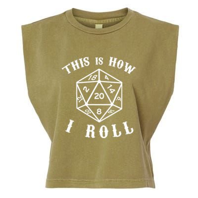 20 Sided Dice D&D Garment-Dyed Women's Muscle Tee