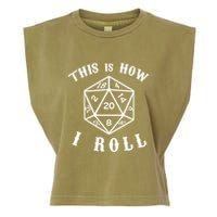 20 Sided Dice D&D Garment-Dyed Women's Muscle Tee