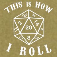 20 Sided Dice D&D Garment-Dyed Women's Muscle Tee