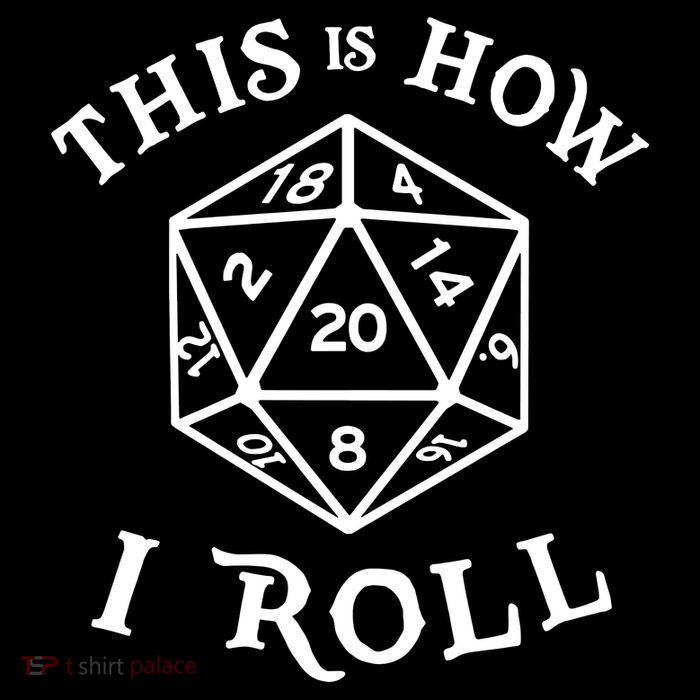 20 Sided Dice T Shirt Dungeons And Dragons Shirt This Is How I Roll City Backpack