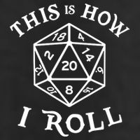 20 Sided Dice T Shirt Dungeons And Dragons Shirt This Is How I Roll Adult Drive Performance Visor