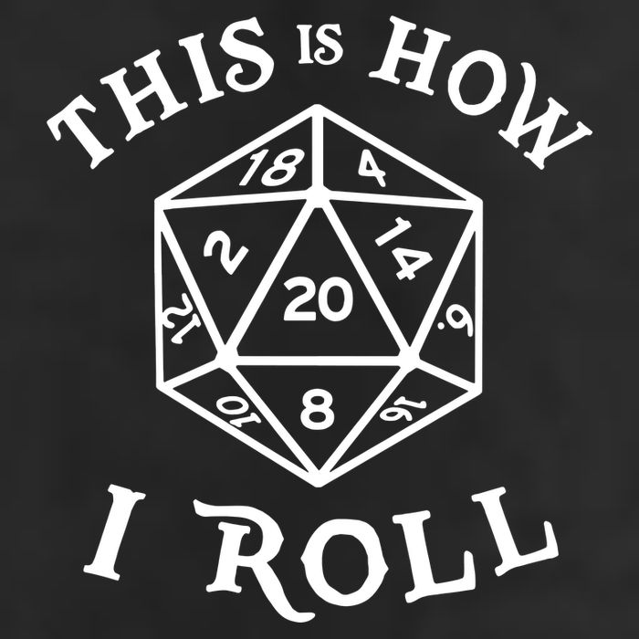 20 Sided Dice T Shirt Dungeons And Dragons Shirt This Is How I Roll Adult Drive Performance Visor