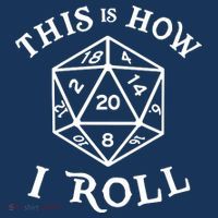 20 Sided Dice T Shirt Dungeons And Dragons Shirt This Is How I Roll 16 in Basic Backpack