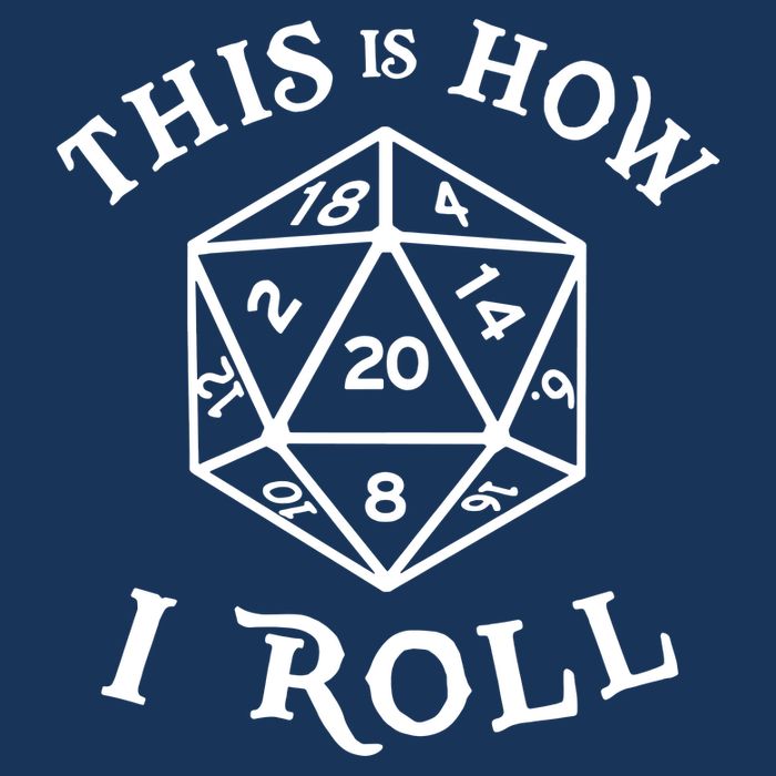 20 Sided Dice T Shirt Dungeons And Dragons Shirt This Is How I Roll Baby Bodysuit
