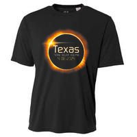 2024 Solar Eclipse Texas Usa Totality Gift Cooling Performance Crew T-Shirt