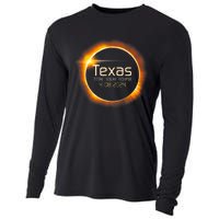 2024 Solar Eclipse Texas Usa Totality Gift Cooling Performance Long Sleeve Crew