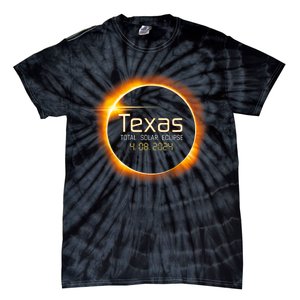 2024 Solar Eclipse Texas Usa Totality Gift Tie-Dye T-Shirt