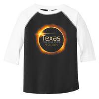 2024 Solar Eclipse Texas Usa Totality Gift Toddler Fine Jersey T-Shirt