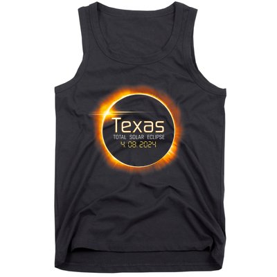 2024 Solar Eclipse Texas Usa Totality Gift Tank Top