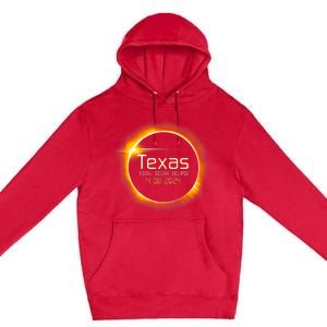 2024 Solar Eclipse Texas Usa Totality Gift Premium Pullover Hoodie