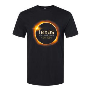 2024 Solar Eclipse Texas Usa Totality Gift Softstyle CVC T-Shirt