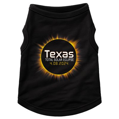 2024 Solar Eclipse Texas Usa Doggie Tank