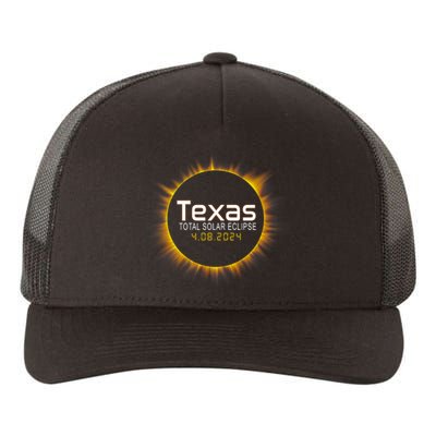 2024 Solar Eclipse Texas Usa Yupoong Adult 5-Panel Trucker Hat