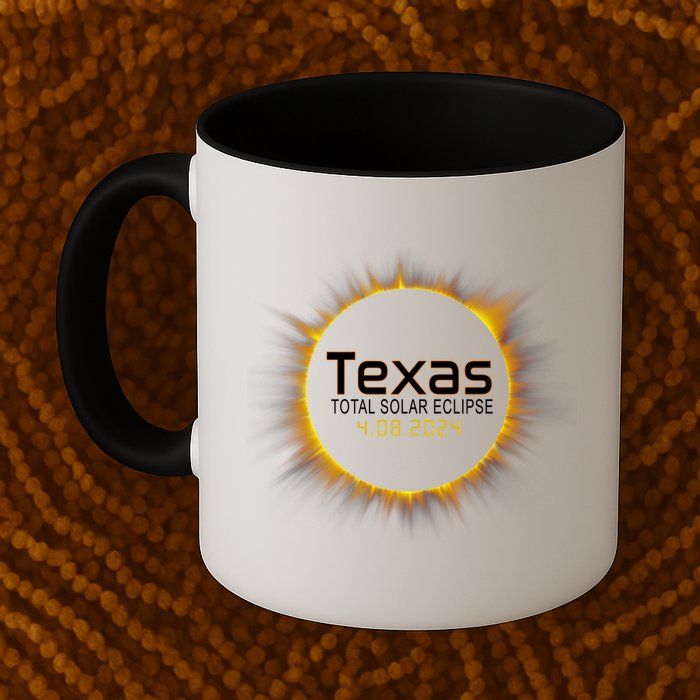 2024 Solar Eclipse Texas Usa Mug