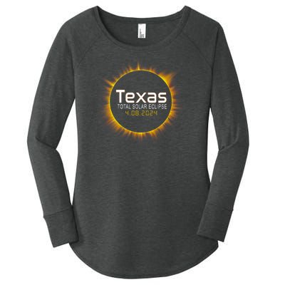 2024 Solar Eclipse Texas Usa Women's Perfect Tri Tunic Long Sleeve Shirt