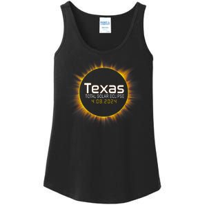 2024 Solar Eclipse Texas Usa Ladies Essential Tank