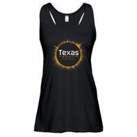 2024 Solar Eclipse Texas Usa Ladies Essential Flowy Tank