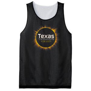 2024 Solar Eclipse Texas Usa Mesh Reversible Basketball Jersey Tank