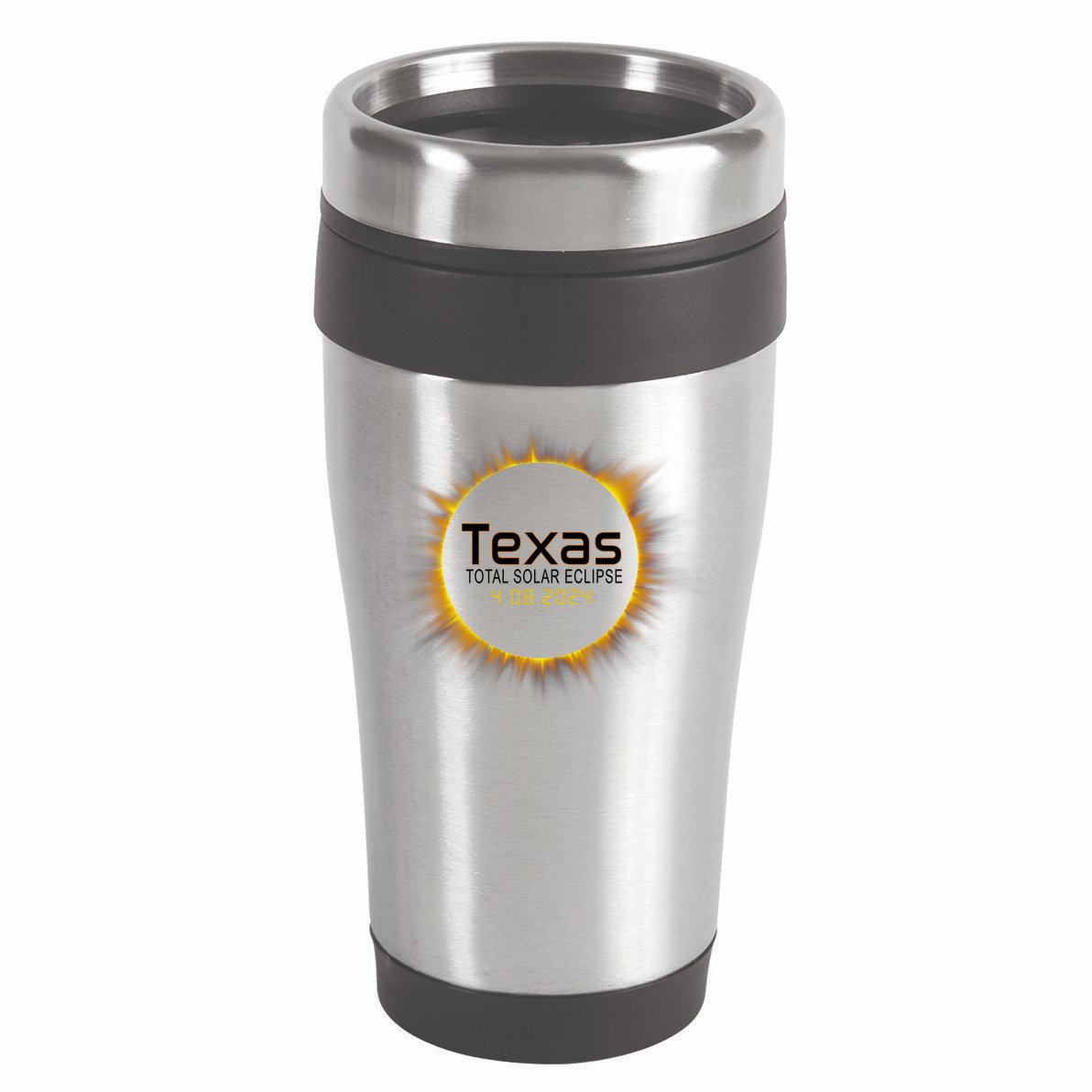 2024 Solar Eclipse Texas Usa 16oz Travel Tumbler