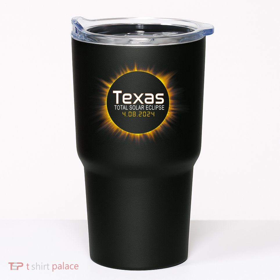 2024 Solar Eclipse Texas Usa Tumbler