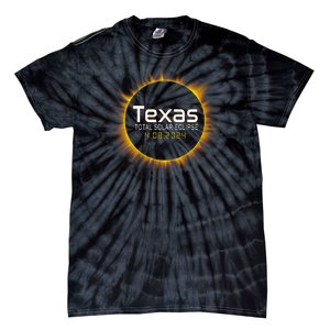 2024 Solar Eclipse Texas Usa Tie-Dye T-Shirt