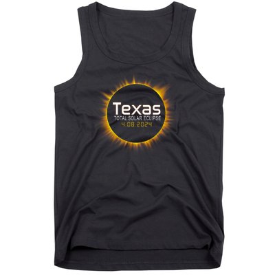 2024 Solar Eclipse Texas Usa Tank Top