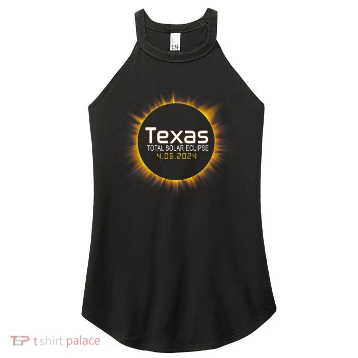 2024 Solar Eclipse Texas Usa Women's Perfect Tri Rocker Tank