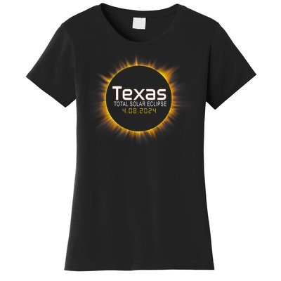 2024 Solar Eclipse Texas Usa Women's T-Shirt