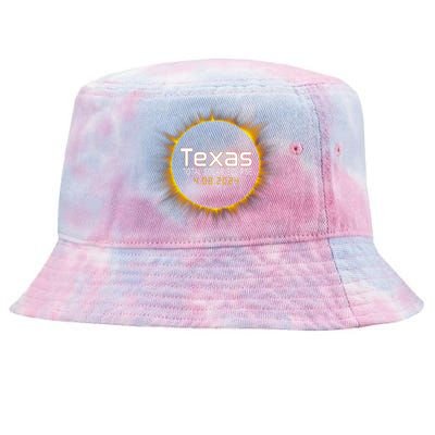 2024 Solar Eclipse Texas Usa Tie-Dyed Bucket Hat