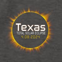 2024 Solar Eclipse Texas Usa Vector Backpack