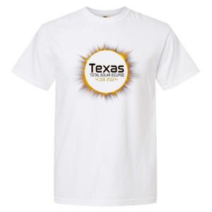 2024 Solar Eclipse Texas Usa Garment-Dyed Heavyweight T-Shirt