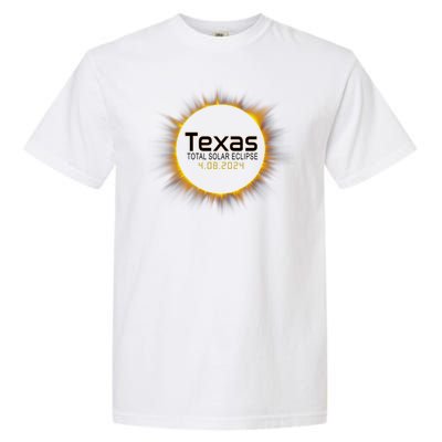 2024 Solar Eclipse Texas Usa Garment-Dyed Heavyweight T-Shirt