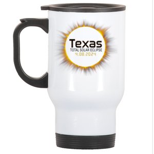 2024 Solar Eclipse Texas Usa Stainless Steel Travel Mug