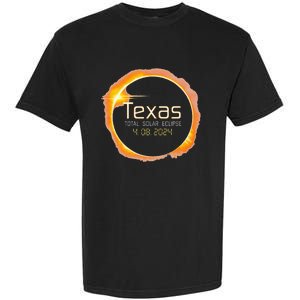 2024 Solar Eclipse Texas USA Totality Garment-Dyed Heavyweight T-Shirt