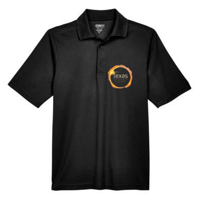 2024 Solar Eclipse Texas USA Totality Men's Origin Performance Piqué Polo