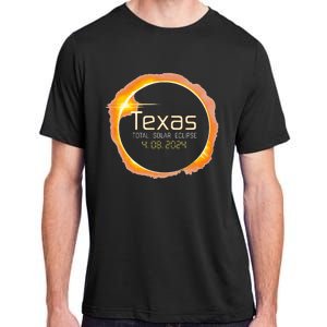 2024 Solar Eclipse Texas USA Totality Adult ChromaSoft Performance T-Shirt