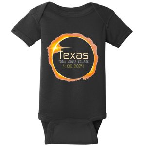 2024 Solar Eclipse Texas USA Totality Baby Bodysuit