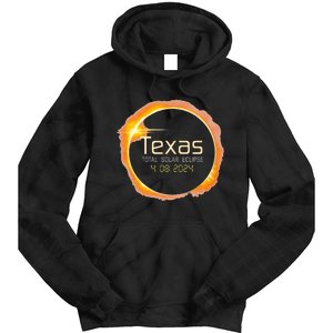 2024 Solar Eclipse Texas USA Totality Tie Dye Hoodie