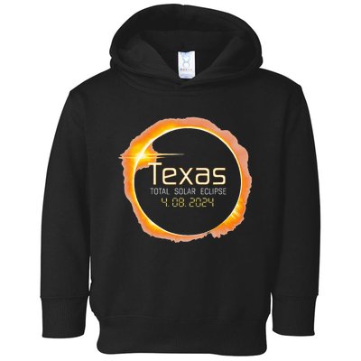 2024 Solar Eclipse Texas USA Totality Toddler Hoodie