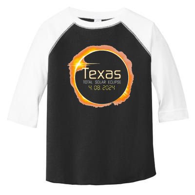 2024 Solar Eclipse Texas USA Totality Toddler Fine Jersey T-Shirt