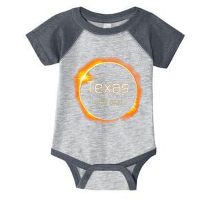 2024 Solar Eclipse Texas USA Totality Infant Baby Jersey Bodysuit