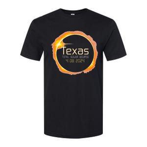 2024 Solar Eclipse Texas USA Totality Softstyle CVC T-Shirt