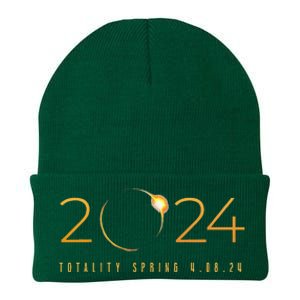 2024 Solar Eclipse American Totality Spring 4.08.24 Knit Cap Winter Beanie