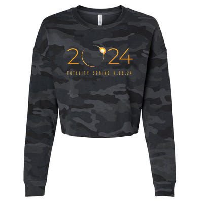 2024 Solar Eclipse American Totality Spring 4.08.24 Cropped Pullover Crew