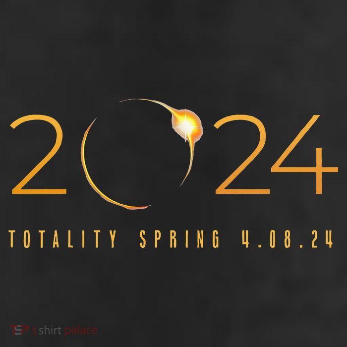 2024 Solar Eclipse American Totality Spring 4.08.24 Garment-Dyed Heavyweight T-Shirt