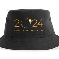 2024 Solar Eclipse American Totality Spring 4.08.24 Sustainable Bucket Hat